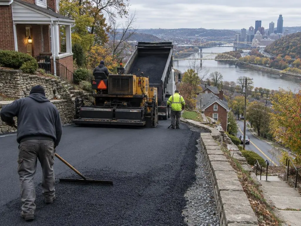 Asphalt Driveway Paving in Pittsburgh, PA